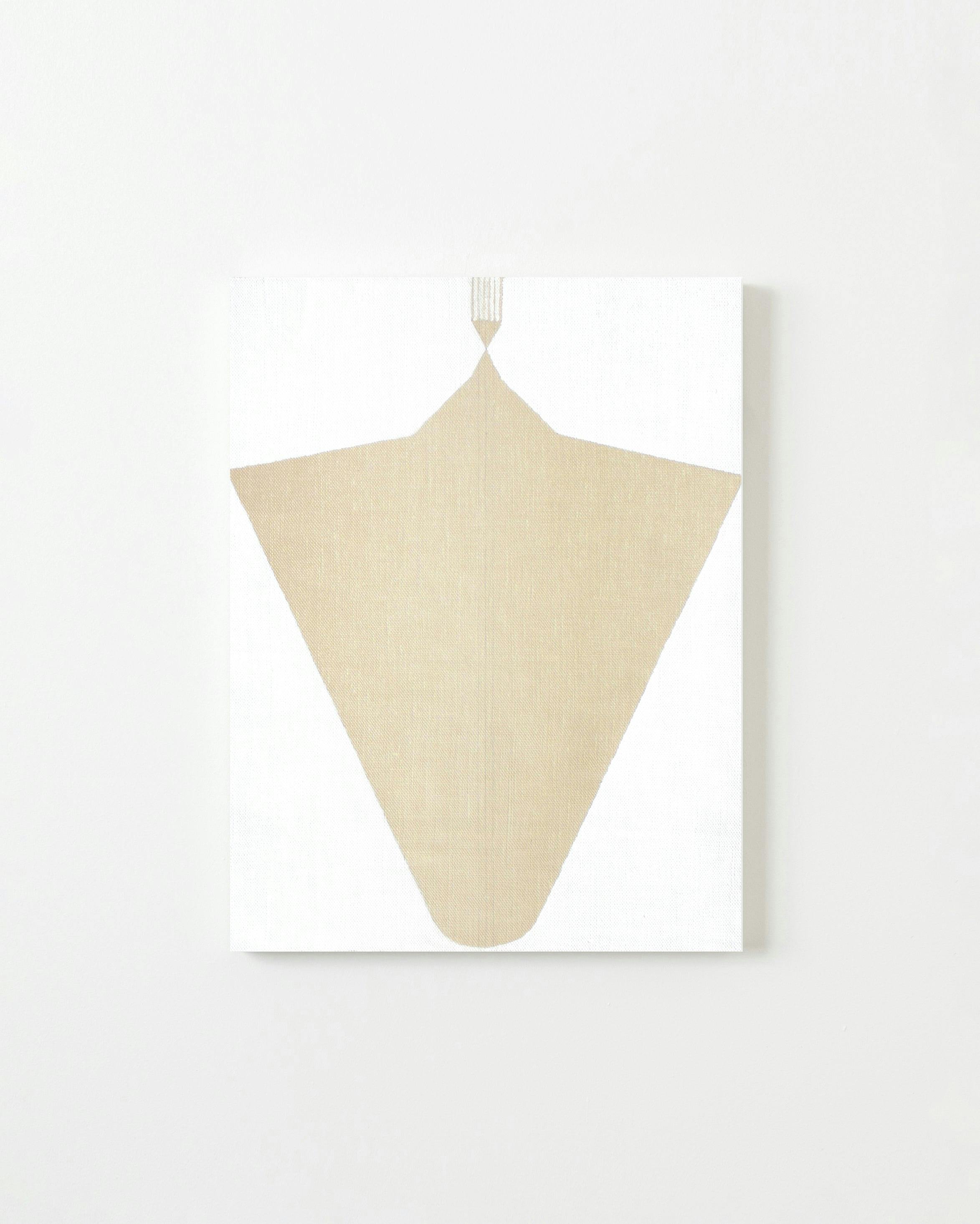 Painting by Aschely Vaughan Cone titled "Small White Ray II".