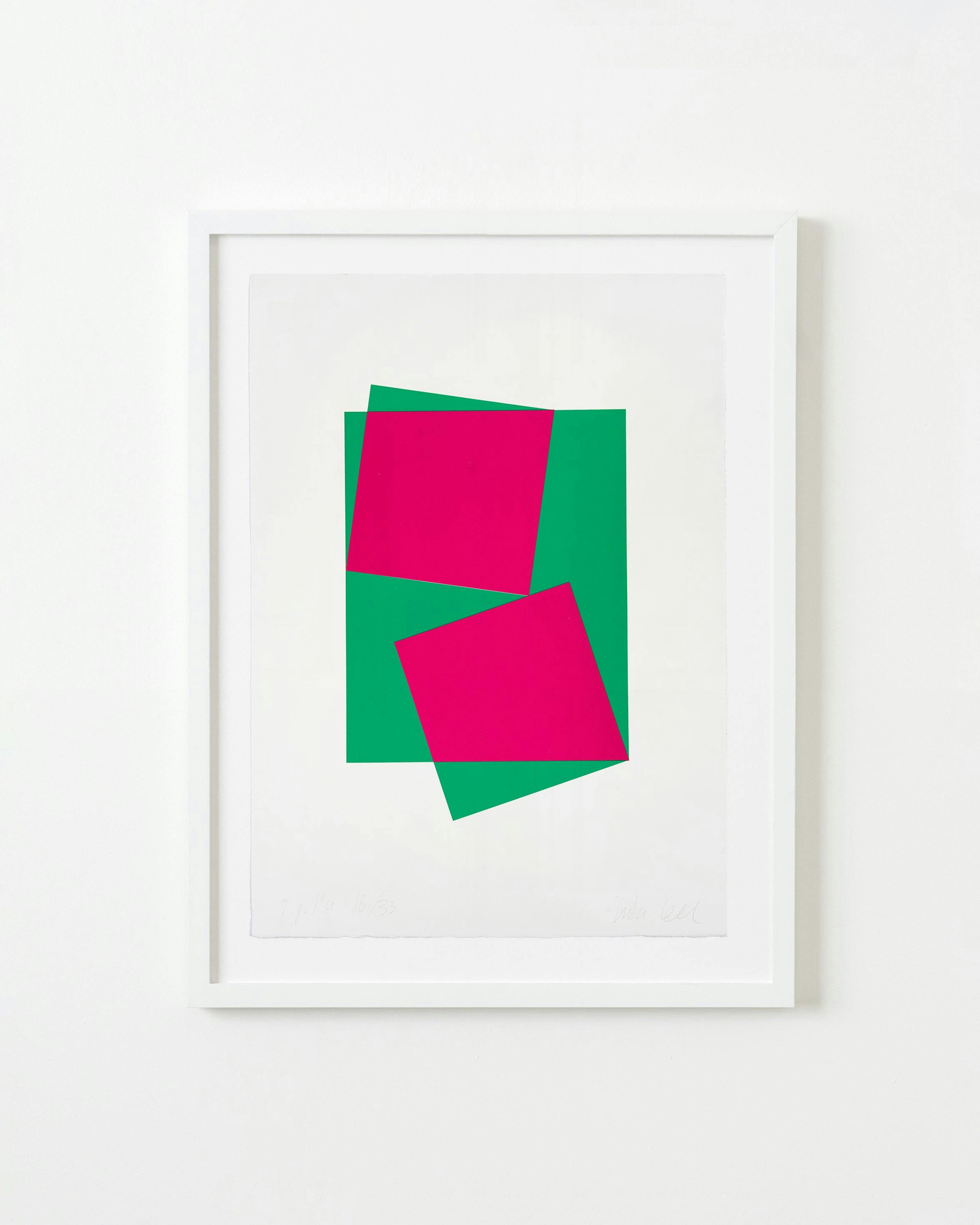 Print by Inka Bell titled "Squares".