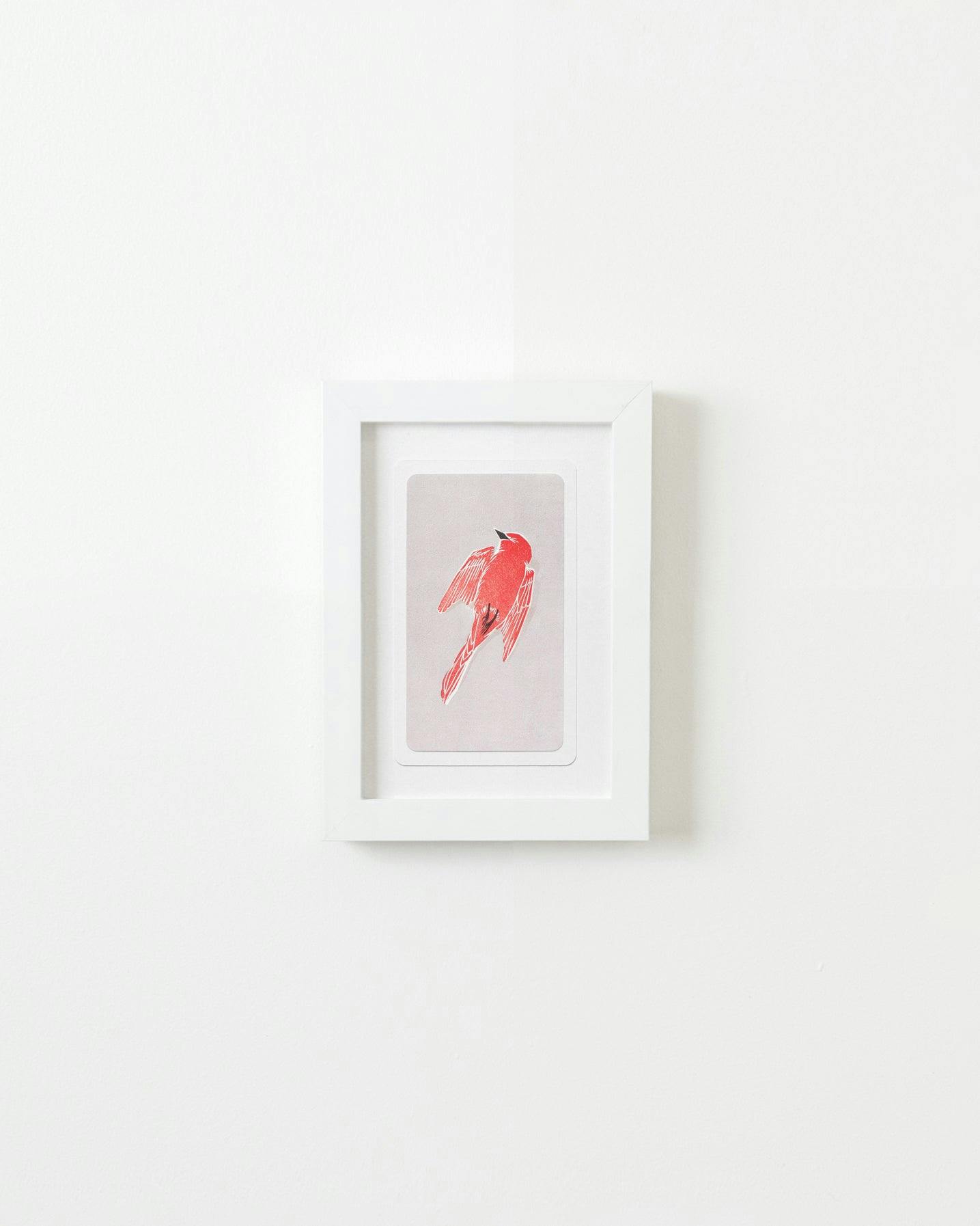 Print by Langdon Graves titled "Bird (Home Circle - Valentine)".