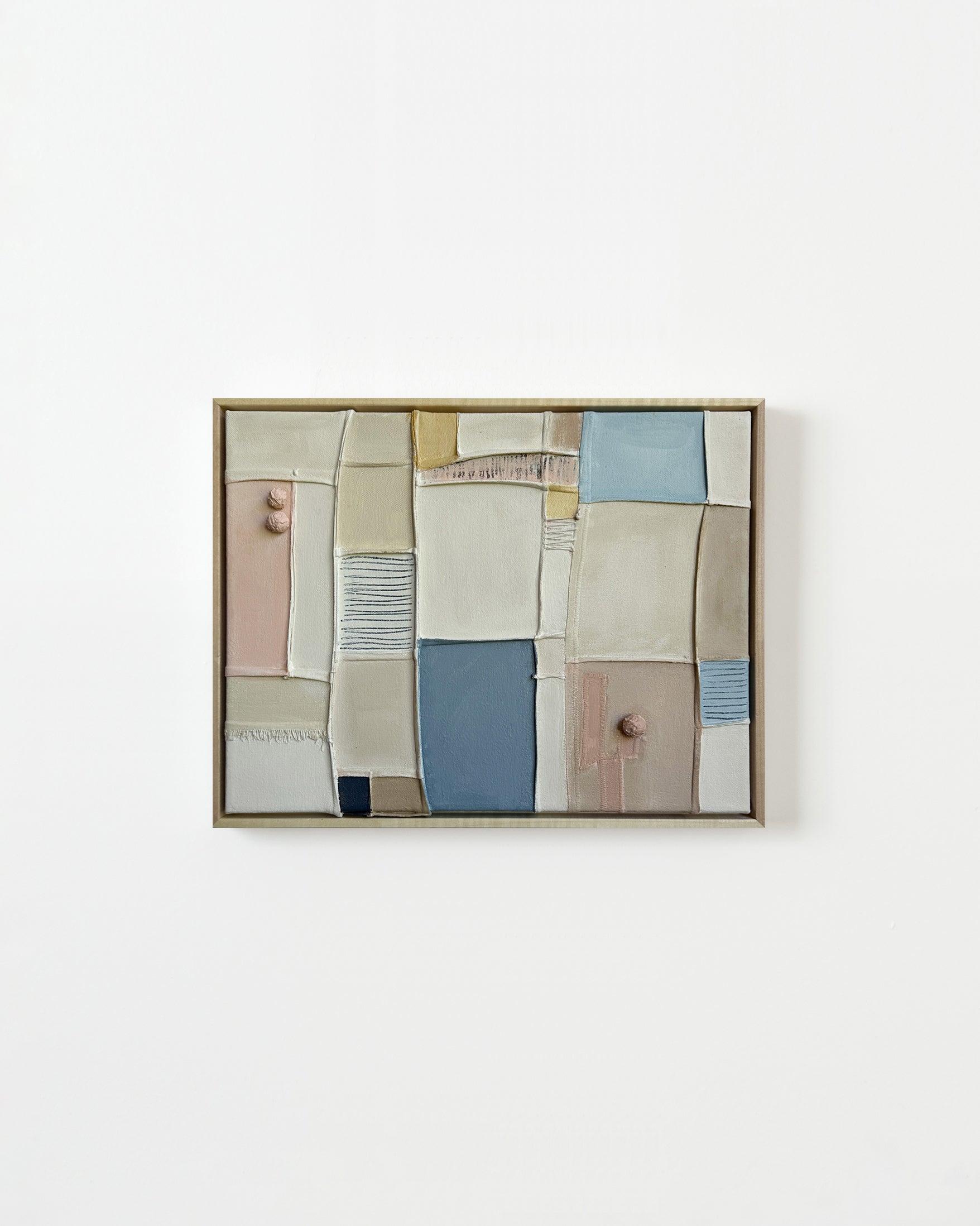 Painting by Nicole Anastas titled "Compartments 68".